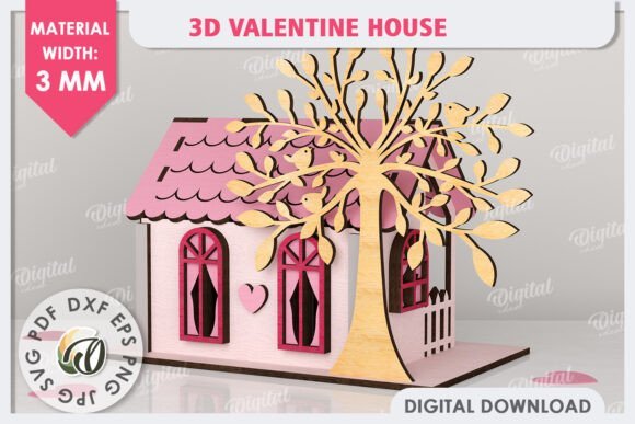 Casa De San Valentin 2 Creativo Digital